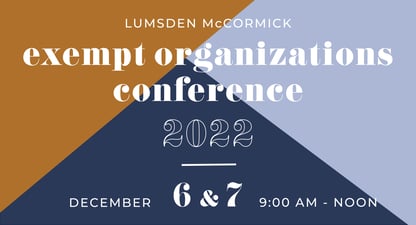 2022 Exempt Conference Thumbnail with Date