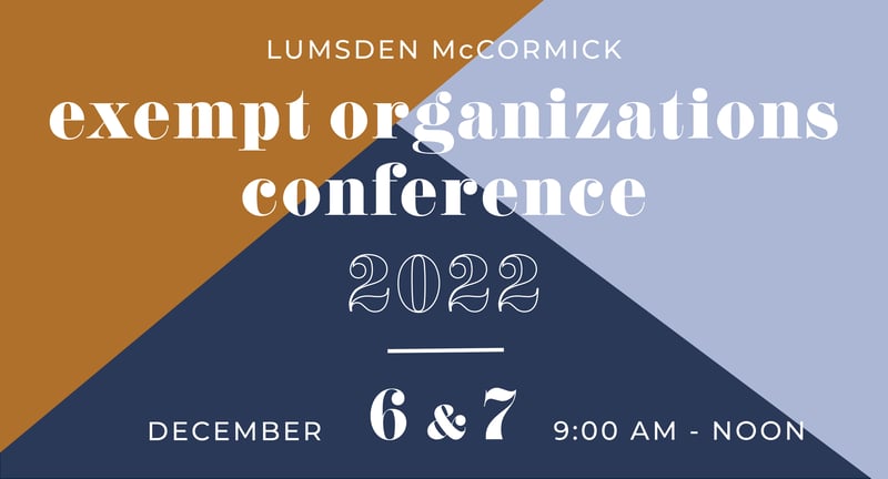 2022 Exempt Conference Thumbnail with Date